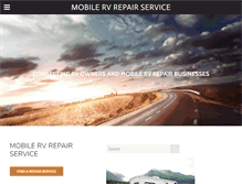 Tablet Screenshot of mobilervrepairservice.com